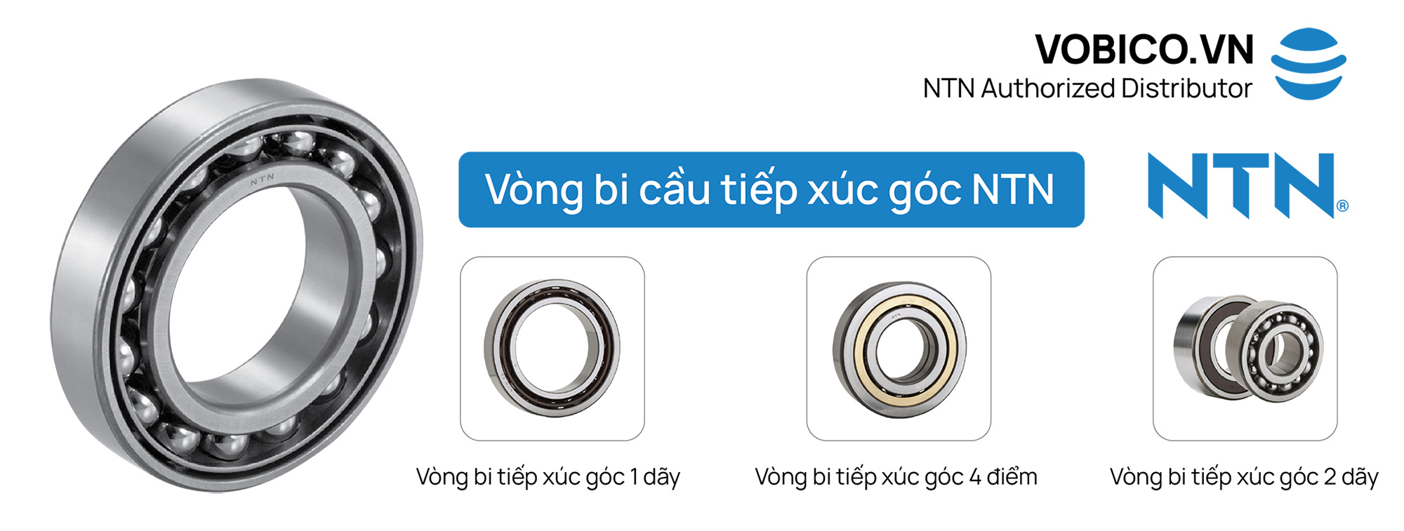 Vòng bi cầu tiếp xúc góc NTN