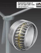 Vòng bi lăn hình cầu bất đối xứng cho trục chính của tuabin Gió